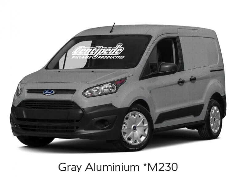 Carwrapping bestelauto voorbeeldfoto Gray Aluminium