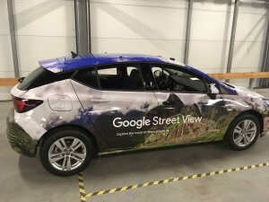 Fullcolor carwrapping Google Street View