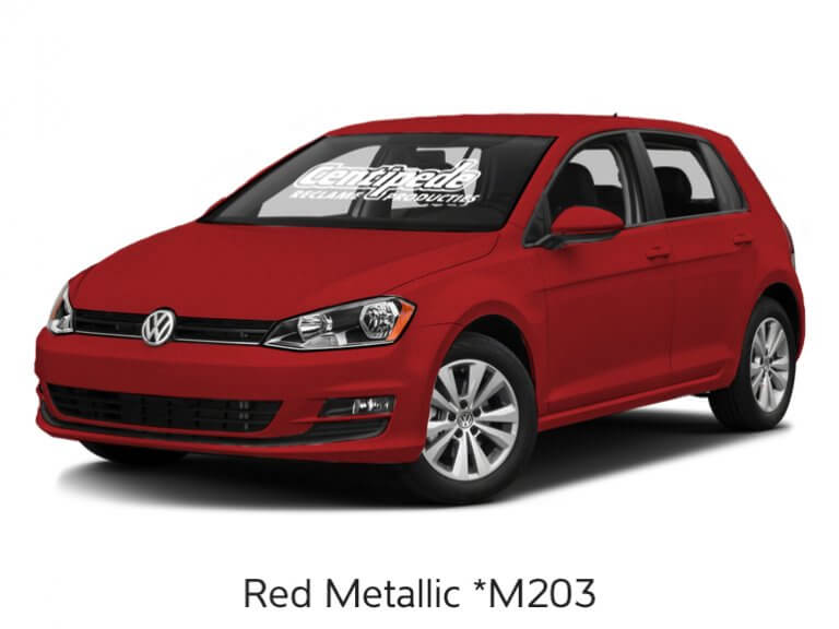 Carwrapping personenauto voorbeeldfoto Red Metallic